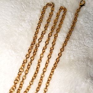 Senreve Gold Belt Bag Chain Strap